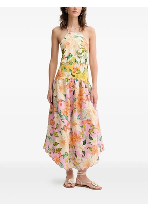FARM Rio Guaragarden floral-print maxi dress - Pink