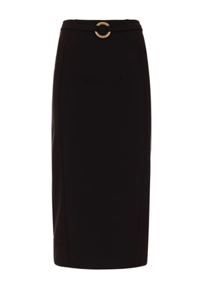 Just Cavalli ring-detail pencil midi skirt - Black