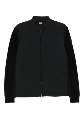 Colmar knitted-panel zip-front jacket - Black