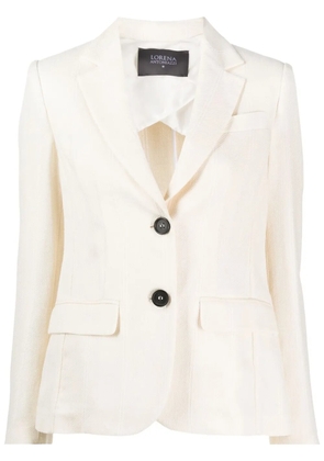 Lorena Antoniazzi single-breasted fitted blazer - White