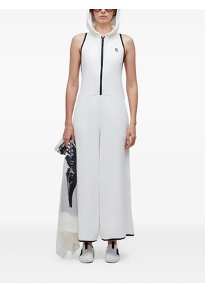 Osklen hooded-sleeveless jumpsuit - White
