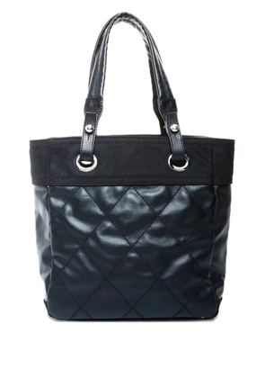 CHANEL Pre-Owned 2006-2008 PM Paris Biarritz quilted tote bag - Black