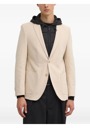 Karl Lagerfeld pocket single-breasted blazer - Neutrals
