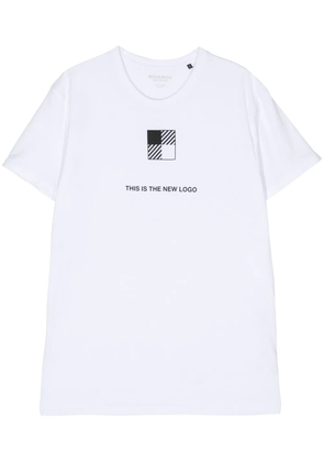 Woolrich slogan-print cotton T-shirt - White