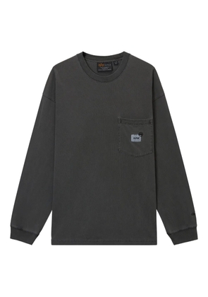 Alpha Industries pocket-detail long-sleeve T-shirt - Grey