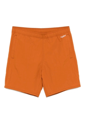 CHOCOOLATE logo print shorts - Orange