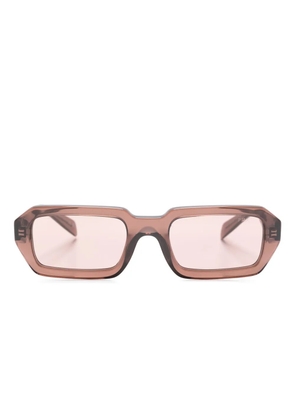 Prada Eyewear rectangle-frame sunglasses - Brown