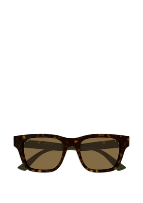 Gucci Eyewear square sunglasses - Brown