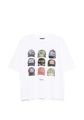 DSQUARED2 motif T-shirt - White