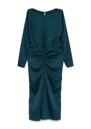 Amsale dolman-sleeved dress - Green