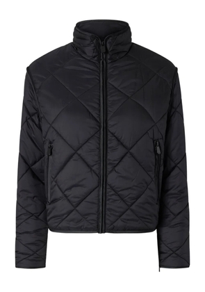 PINKO quilted diamond-pattern jacket - Black
