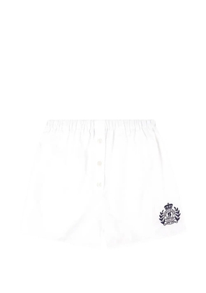 Sporty & Rich logo-crest boxer shorts - White