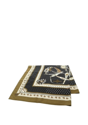 Hermès Pre-Owned 00s patterned scarf - Black