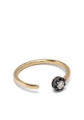 LEANDRA 18kt yellow gold Midnight S diamond ring