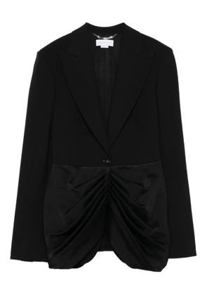 Stella McCartney draped-front blazer - Black