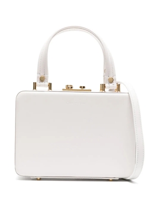 Gianvito Rossi Valì leather tote bag - White