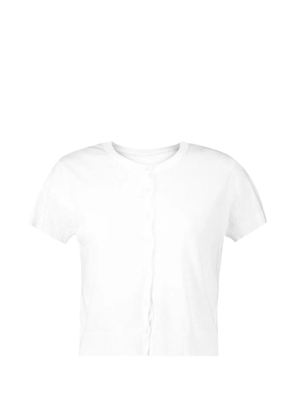 Lars Andersson short-sleeved cardigan - White