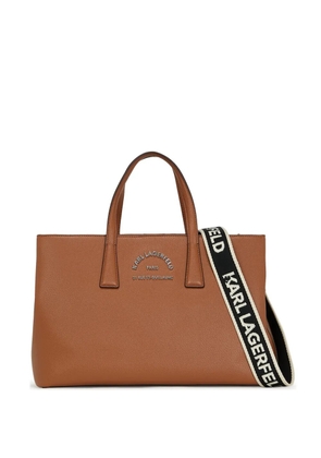 Karl Lagerfeld Rue St-Guillaume satchel bag - Brown