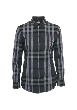 Burberry Pre-Owned cotton check shirt - Grey