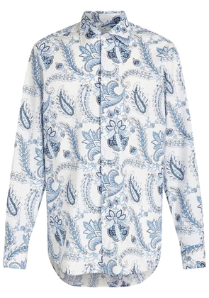 ETRO floral paisley-print shirt - White