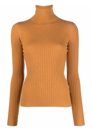 Dodo Bar Or ribbed-knit roll-neck jumper - Orange