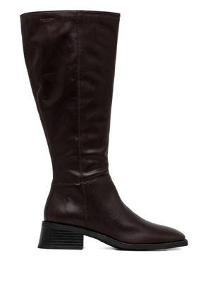 VAGABOND square-toe knee-high boots - Brown