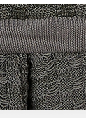 Isa Boulder grid knit T-shirt - Grey