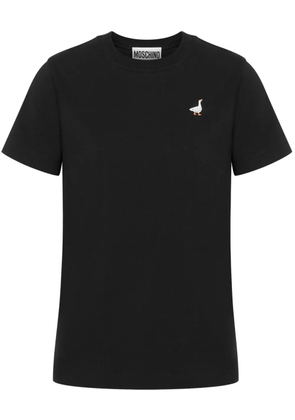 Moschino embroidered T-shirt - Black