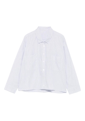 Private 0204 pinstripe button-down shirt - Blue