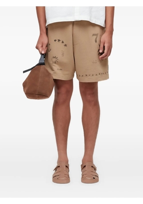 Osklen Elementos twill shorts - Neutrals