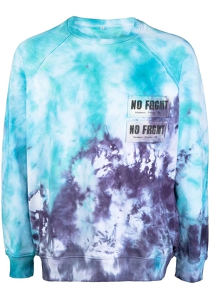 Stain Shade x Hiroshi Fujiwara tie-dye print sweatshirt - Blue