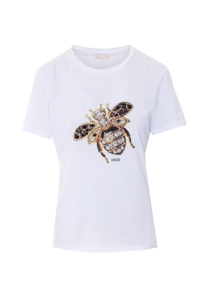 LIU JO printed T-shirt - White