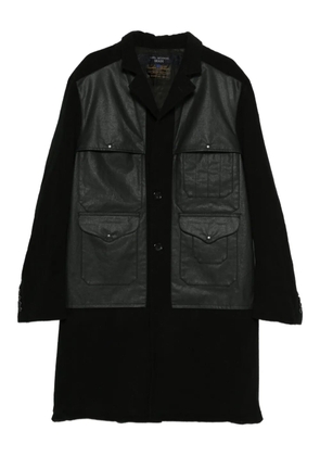 Junya Watanabe MAN x Filson panelled coat - Black