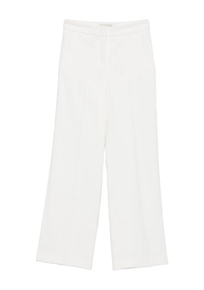 Via Masini 80 ribbed side-pockets trousers - White
