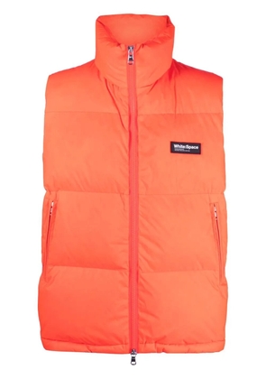White:Space Scott padded gilet - Orange