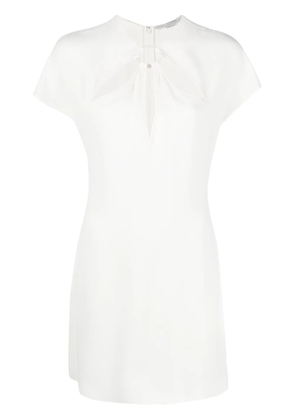 Stella McCartney cut-out short-sleeve minidress - Neutrals