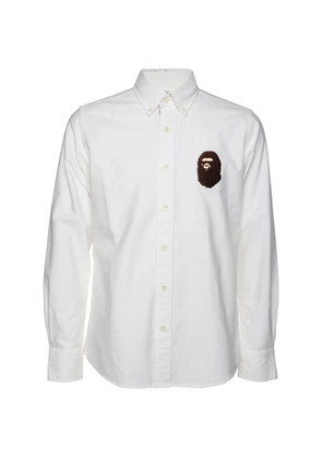 A BATHING APE® cotton shirt - White