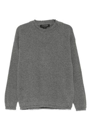 FEDERICO CINA ribbed wool sweater - Grey