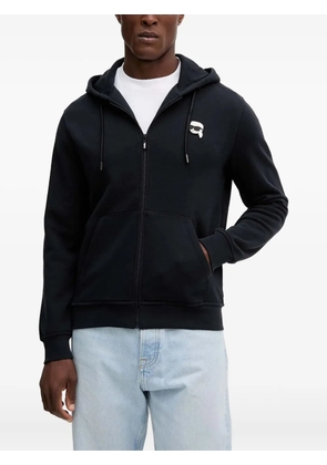 Karl Lagerfeld zip-up hoodie - Blue