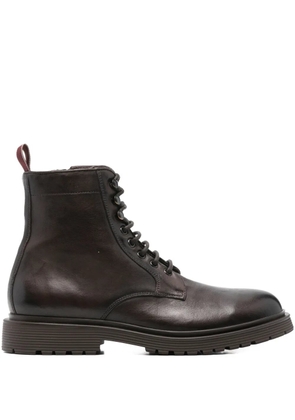 sturlini firenze lace-up leather boots - Brown
