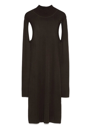 Helmut Lang Air midi dress - Brown