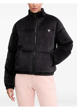 GUESS USA logo-detail puffer jacket - Black