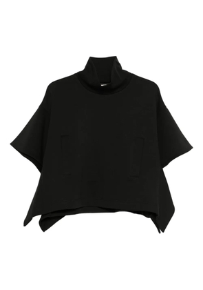 PSOPHIA high-neck panelled top - Black