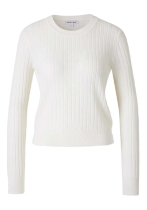 Veronica Beard ribbed crew-neck sweater - White