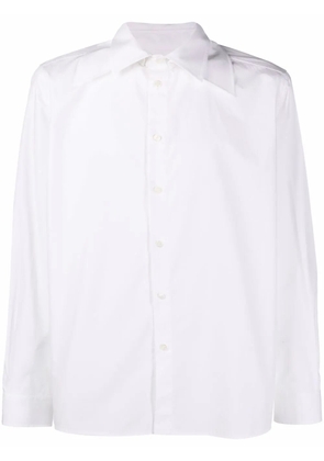 Valentino Garavani spread-collar cotton-poplin shirt - White
