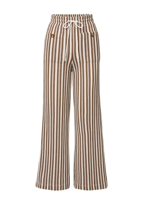 Veronica Beard Zosia drawstring trousers - White