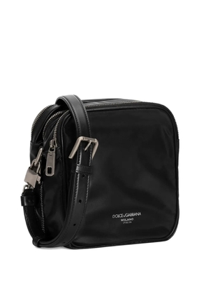Dolce & Gabbana leather messenger bag - Black