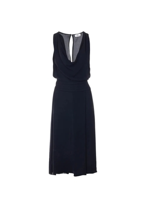 Elisabetta Franchi sleeveless midi dress - Blue