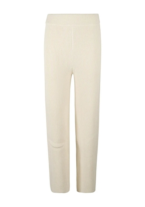 Jil Sander ribbed knitted trousers - Neutrals