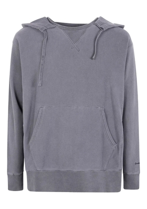 Snow Peak kangaroo-pocket hoodie - Grey